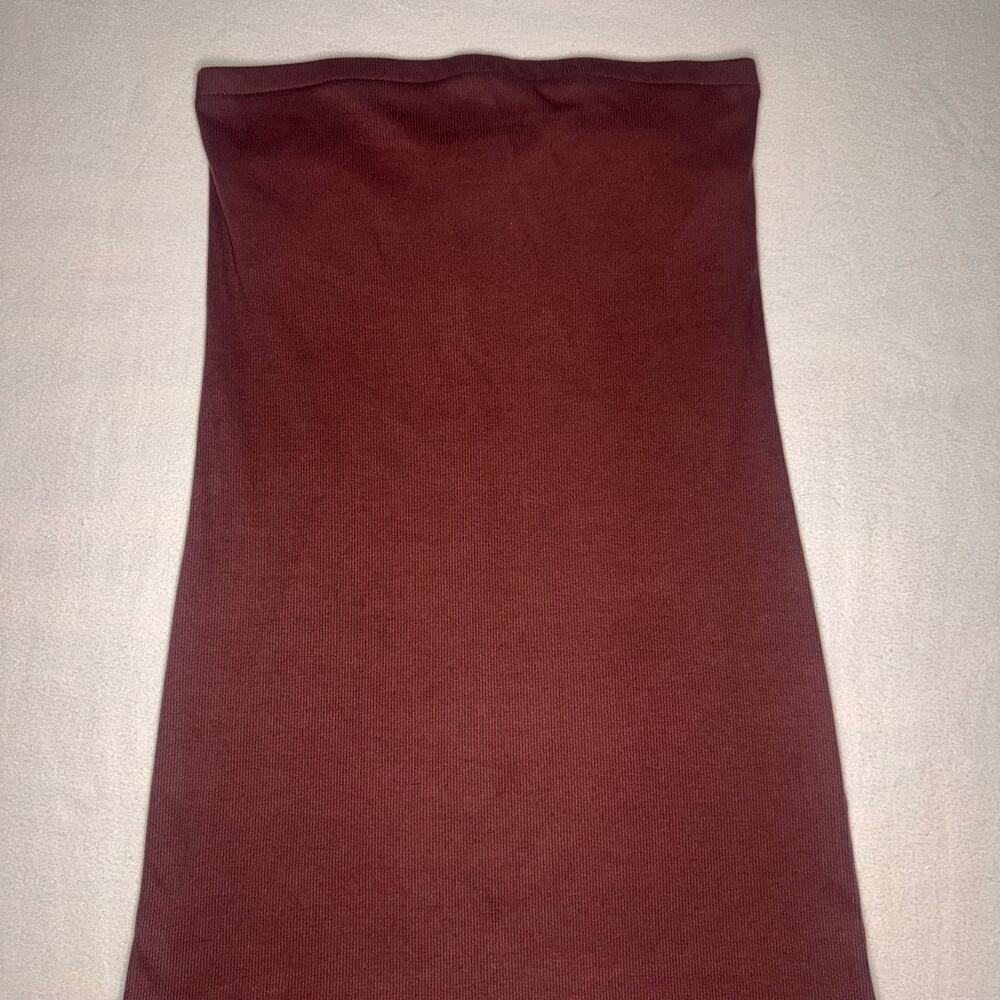 Long A New Day Brown Tube Dress